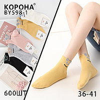 Шкарпетки жіночі тонкі КОРОНА р 36-41 (1уп/10пар) "CHINH" купити гуртом в Одесі на 7 км
