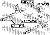 Сайлентблок подвески NISSAN PRIMERA (P12) 2002- г.