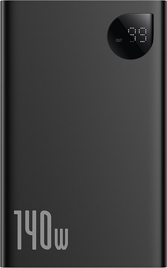 Портативний акумулятор Baseus Adaman Digital Display 140 W 24000 mAh cluster black (P10021508113-00)