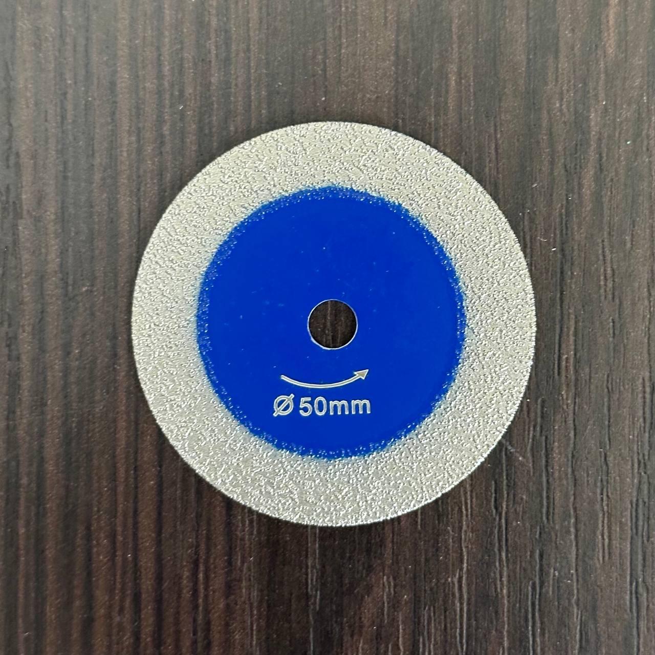 Диск FIXTOOL Blue Vacuum 50 мм на гравер (1ШТ), фото 1