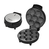 Вафельниця кексниця для дому електрична Sokany електрокексниця для випікання мафіна на 7 відділень 1000 Вт Lugi