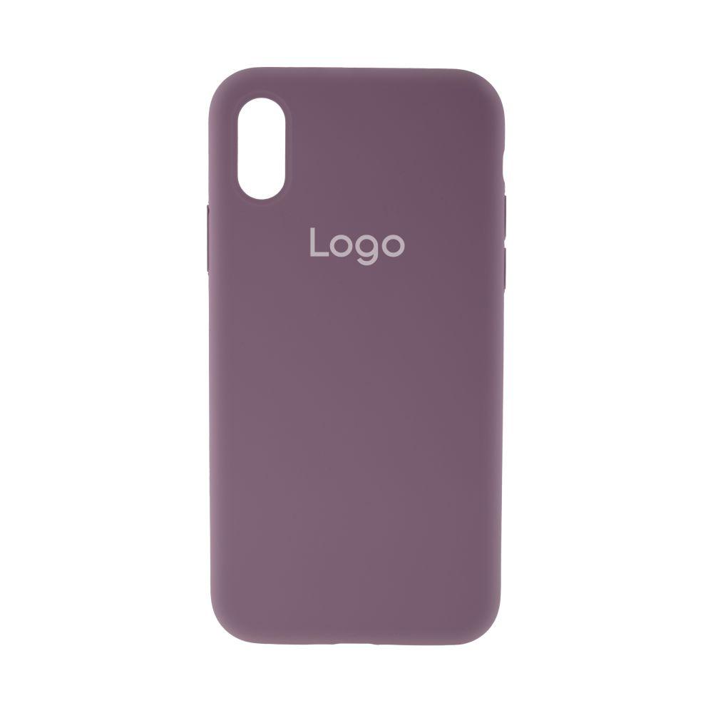 Чохол Silicone Case Full Size (AA) для iPhone X/Xs Колір 68.Blackcurrant, фото 1