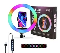 Кольцевая лампа разноцветная MJ30 RGB LED RING на 30см (без штатива)