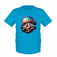 Детская футболка Радужная медуза