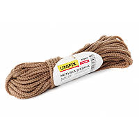Веревка вязаная 6 мм, 20 м ковровка UNIFIX