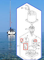 Набір щіток для підвісних моторів Yamaha, 6H1-43891-00, 6H1-43892-00., фото 3