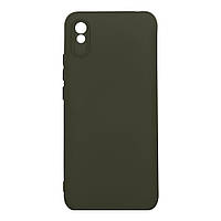 Чехол Silicone Cover Full Camera (A) для Xiaomi Redmi 9A Цвет 71.Dark Green p