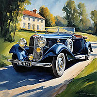 Картина на полотні "Cabriolet Horch"