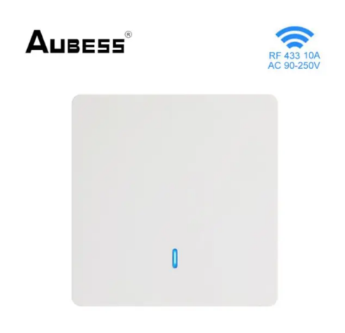 Настенный беспроводной выключатель света RF433Mhz, Умный проходной ...
