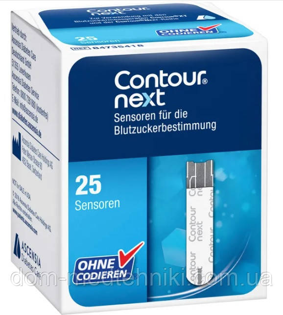 Тест-смужки Contour Next, 25 шт.