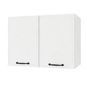 Дводверний модуль для кухні, кухонна навісна шафа з полицею з ламінованого ДСП та МДФ