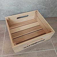 Ящик деревянный для хранения с гравировкой
