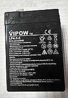 Гелевая батарея Vipow 6V 4.5Ah для торговых весов и другого оборудования