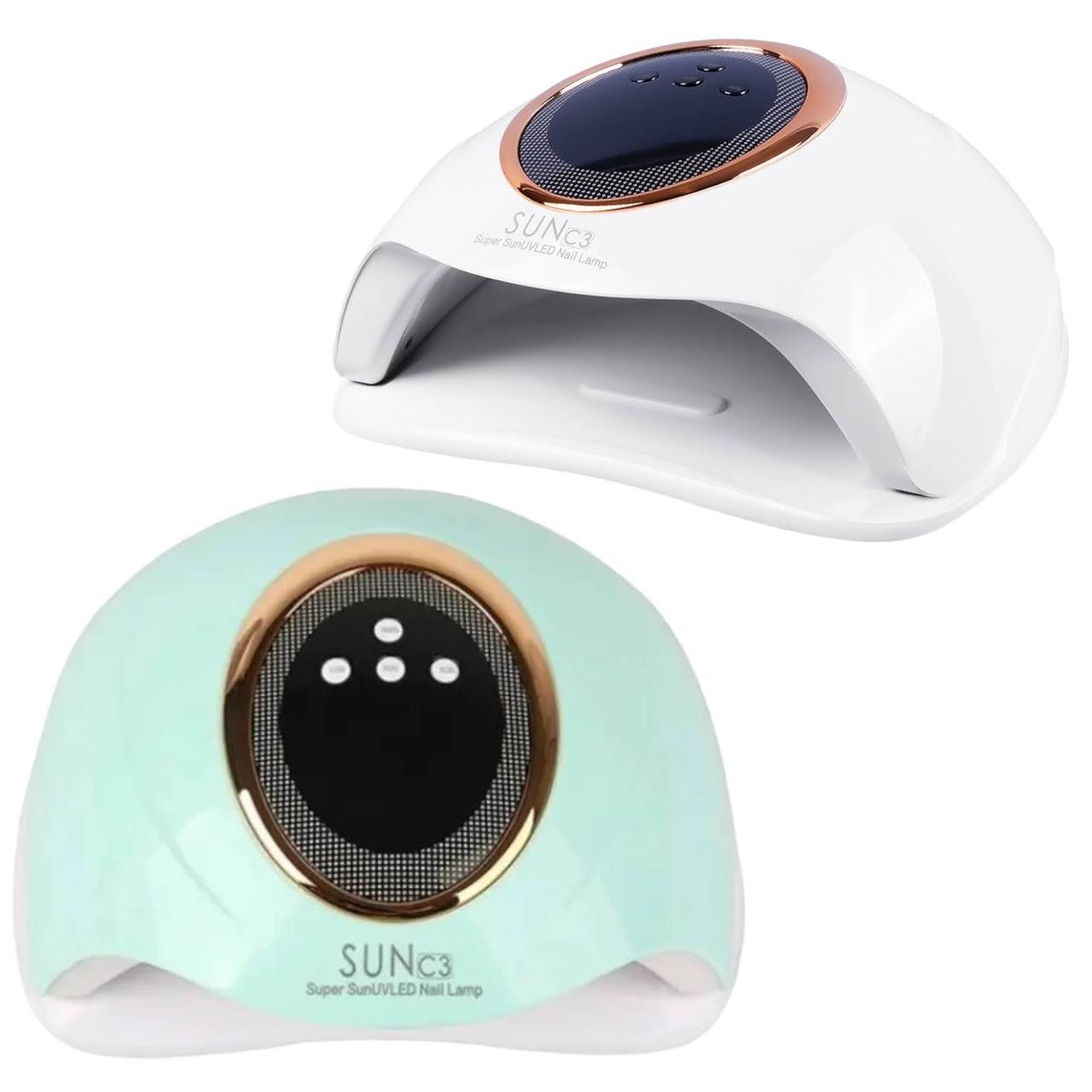 Професійна UV/LED лампа SUN C3 для нігтів з таймером та дисплеєм, 288 Вт.