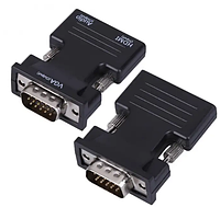 Адаптер-преобразователь цифрового видео- и аудиосигнала HDMI в аналоговый интерфейс VGA, Конвертер HDMI-VGA O