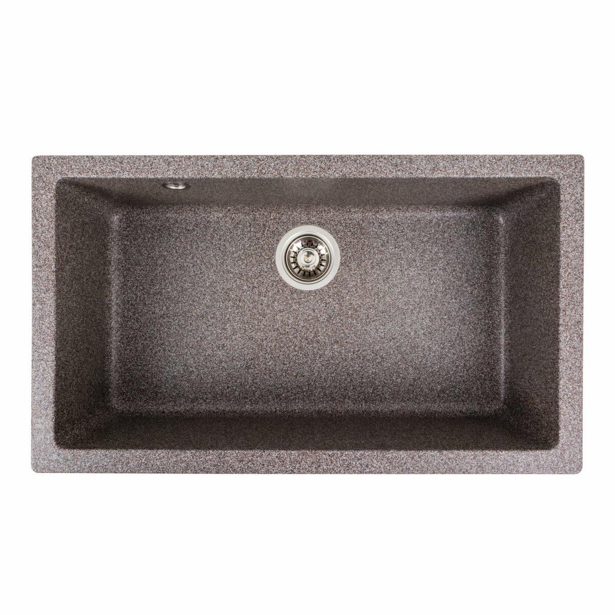 Гранітна мийка для кухні Platinum 7945 Parunana матова (мікс)