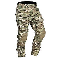 Тактические штаны с наколенниками на 10 карманов, размер M (32) / Мужские штаны со вставкой для наколенников