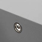 Гранітна мийка для кухні Platinum 7950 AZURIT матовий Сірий металік, фото 8