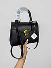 Жіноча сумка Коуч чорна Coach Black, фото 3