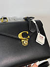 Жіноча сумка Коуч чорна Coach Black, фото 9