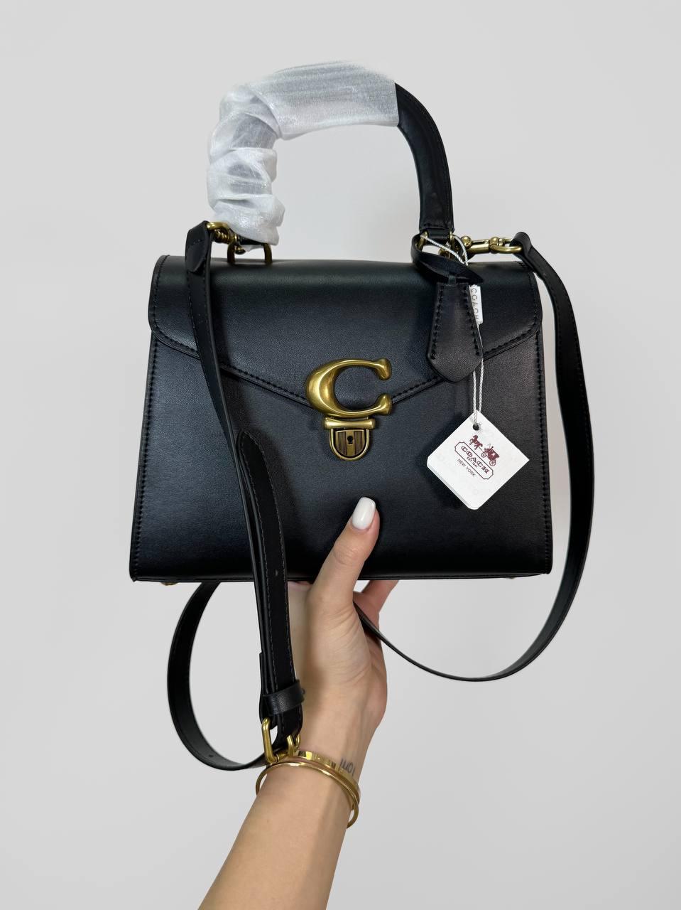 Жіноча сумка Коуч чорна Coach Black