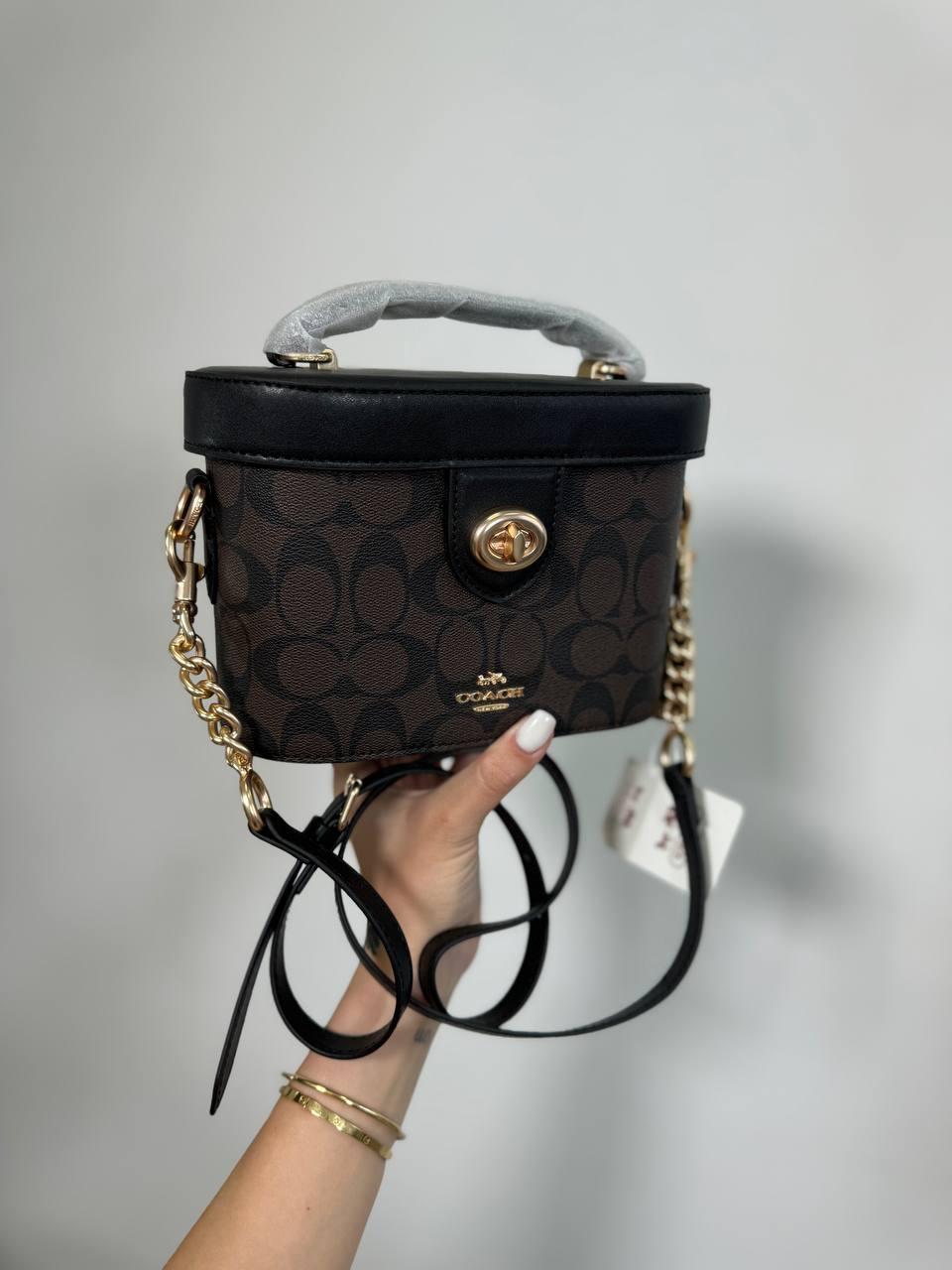 Жіноча сумка Коуч коричнева Coach Brown