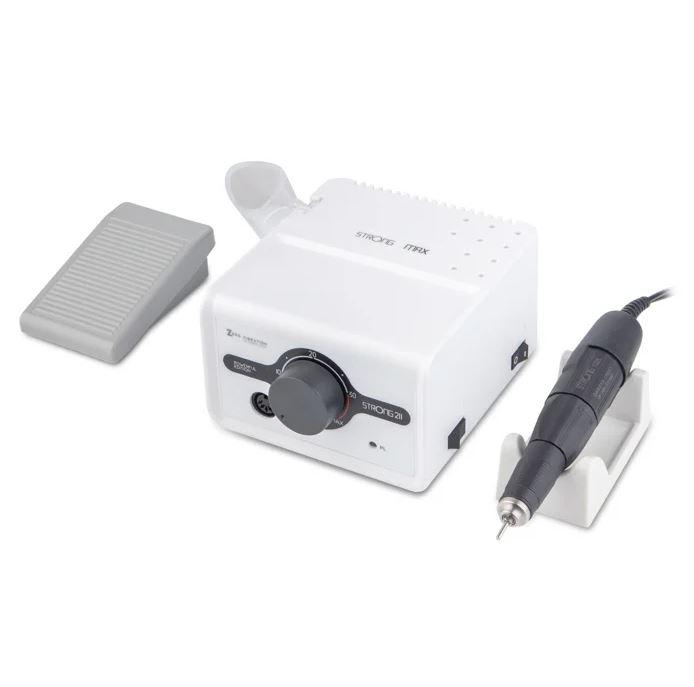 Фрезер для манікюру та педикюру Strong 211 MAX з ручкою 102L, 65 Вт/35 000 об., фото 1