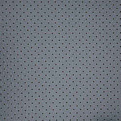 Перфорований автомобільний кожзам ширина 1,4м темно-сірий