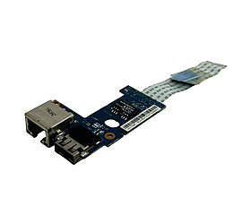 Додаткова плата зі шлейфом USB, LAN Lenovo B570, 55.4IH06.011G