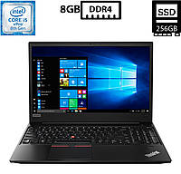 Ноутбук Lenovo ThinkPad E580/15.6"IPS(1920x1080)/Intel Core i5-8250U 1.60GH/8GB DDR4/SSD 256GB/Intel UHD 620