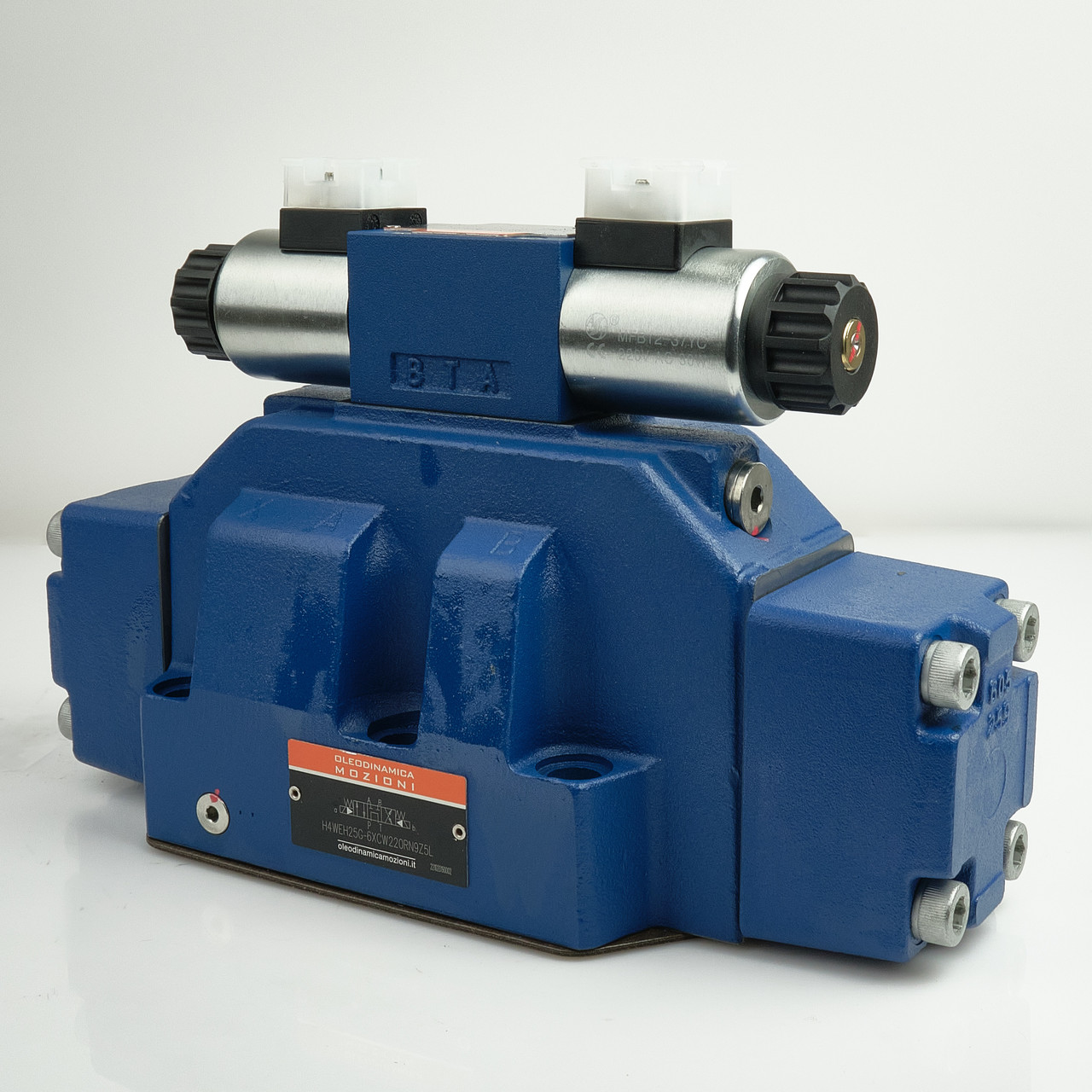 Гідророзподільник H4WEH25E-6XCW220RN9Z5L 3-позиційний електрогідравлічний 220V, Ду-25, 350 Бар, схема Е