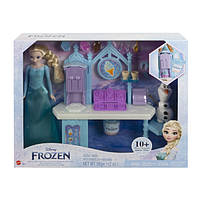 Disney Frozen Набор с Эльзой и Олафом магазин мороженого HMJ48