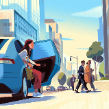 Панель LED табло таксі "TAXI", на присосках, велика панель, синя, у прикурювач. З вимикачем. 12V, фото 3