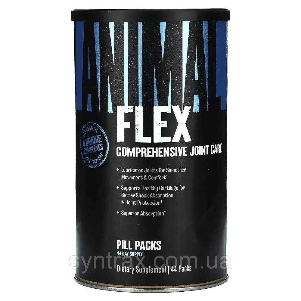 Universal Nutrition Animal Flex 44 pak Для суглобів і зв'язок глюкозамін хондроїтин сірка колаген