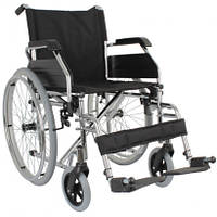 Інвалідна коляска для самостійного пересування стандартна складана для інвалідів сталева OSD-AST