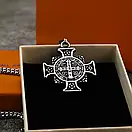 Чоловічий кулон підвіска з ланцюжком MADONNA на шию з медичної сталі, фото 3