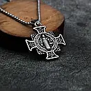 Чоловічий кулон підвіска з ланцюжком MADONNA на шию з медичної сталі, фото 4