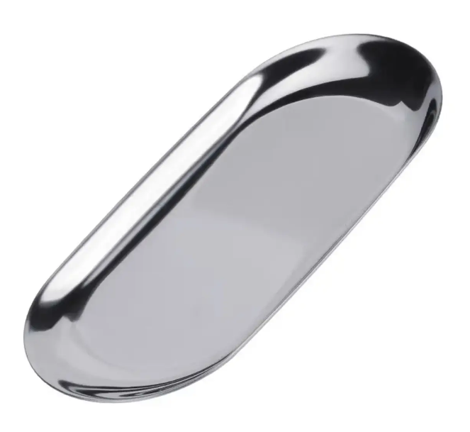 Контейнер лоток для інструменту та іншого довгий срібний