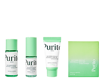 Набір мініатюр з центелою без олій Purito Seoul Wonder Releaf Cenrella Mini Kit Unscented