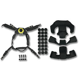 Підвісна система + подушки для шолому Team Wendy Cam Fit (R) чорний