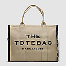 Жіноча сумка Марк Джейкобс бежева Marc Jacobs Beige The Jacquard Medium Tote Bag, фото 6