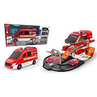Парковка детская игровая Пожарная машина, SJ681A-1