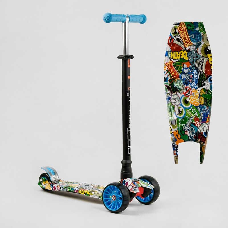 Самокат триколісний Best Scooter Maxi колеса, що світяться, S-11901