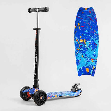 Самокат триколісний Best Scooter Maxi колеса, що світяться, S-12107, фото 1