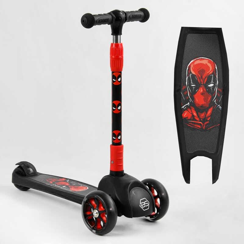 Самокат триколісний Best Scooter чорний, 79166