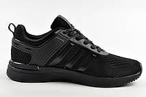 Кросівки чоловічі сітка Adidas чорні, фото 5