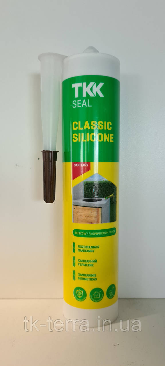 Герметик силіконовий TKK TEKASIL GENERAL чорний 280 ml
