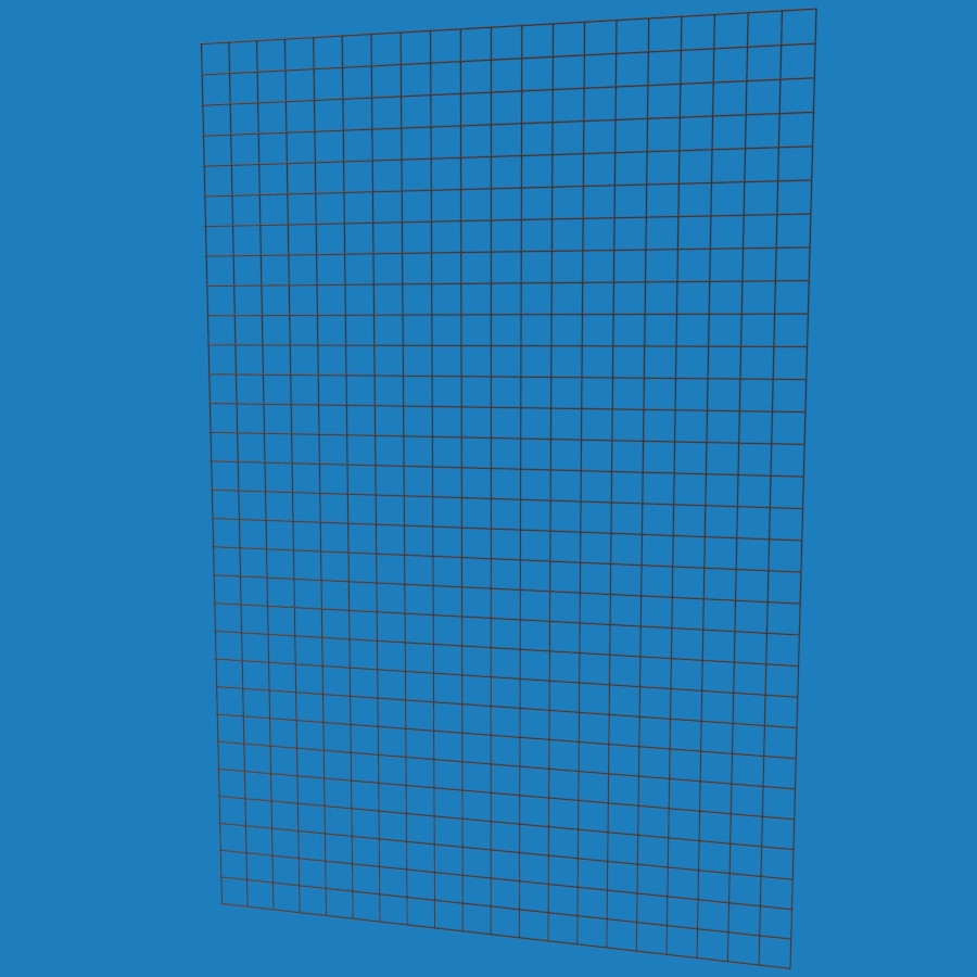 Сітка торговельна 100х150 см, осередок 50х50 мм, D 3,0 мм, чорна