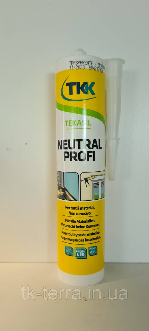 Герметик силіконовий нейтральний прозр. TKK NEUTRAL Profi 280 m