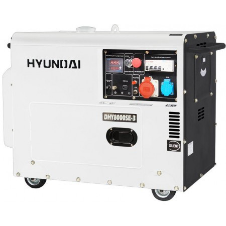 Генератор HYUNDAI DHY 8000SE-3 (6 кВт, 12 л. с., дизель, стартер)